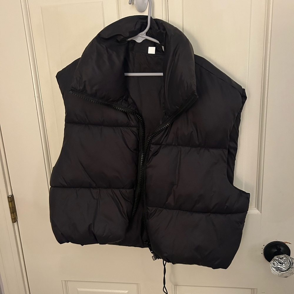 Cropped jacket vest